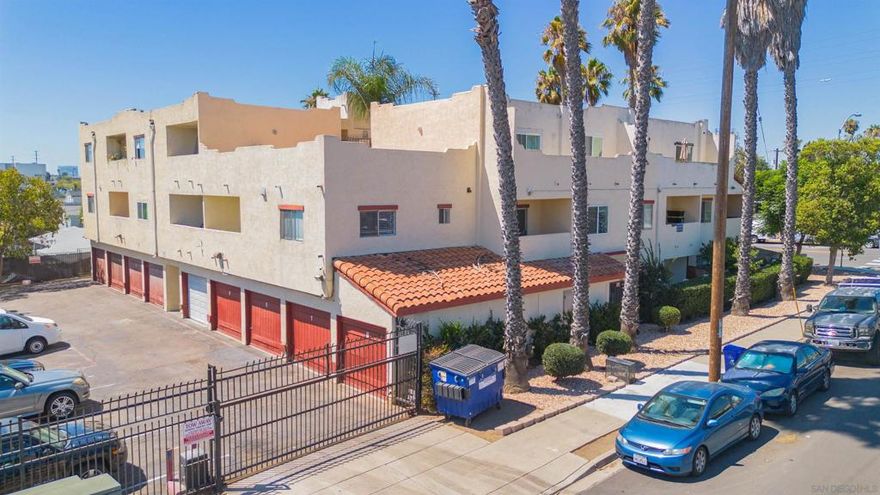 3691 National Ave is a 22 unit multifamily property located on the corner of National and 37th St in San Diego's "Southcrest" neighborhood. Unique for San Diego, the property was built in 1990. It was originally a 15 unit complex that now has had seven brand new ADU's, with certificate of occupancy available. Due to the vintage and current condition, electrical/insurance/plumbing should not be problematic for any new owner. With strong in place rent and fundamentals currently, 3691 National will have low maintenance costs for the foreseeable future. The unit mix consists of twenty-one 1 bed/1 bath units and one studio. Ideally located between I-5 & I-805, the gated complex features nine garages as well as additional 11 off-street parking spaces for the tenants to utilize along with laundry on site.