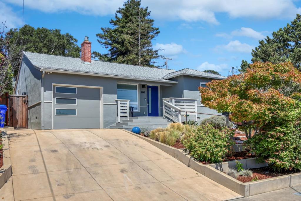 Discover this stunning, turn-key single-level home offering breathtaking views of Monterey Bay. Perfectly positioned in the highly sought-after Upper Westside Santa Cruz, this home has undergone an extensive remodel that showcases exceptional attention to detail and pride of ownership. The tastefully updated kitchen and bath feature new appliances, modern fixtures, and upgraded lighting and electrical systems throughout. The interior boasts beautifully refinished oak hardwood floors, complemented by Terrazzo tiled flooring in the bathroom. The kitchen is a true highlight, with leathered granite countertops and custom walnut cabinetry, evoking a clean and classic midcentury design. This exceptional property features a custom natural stone fireplace, creating a cozy and inviting atmosphere in the living space. French doors seamlessly connect the interior to an expansive backyard, where you'll find a patio perfect for alfresco dining and barbecues, ideal for enjoying outdoor gatherings. Situated on a large lot, this home offers plenty of space for gardening, recreation, or simply relaxing in a serene outdoor setting. A short stroll to great restaurants, breweries, farmers market and the Beach.
