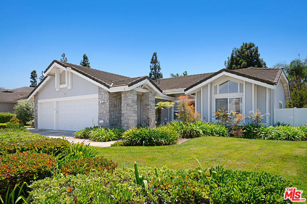 Welcome to this stunning 4-bedroom, 2-bathroom home offering 1,792 square feet of beautifully designed living space on an expansive 8,260 square foot lot. Step inside to discover soaring vaulted ceilings and an open-concept floor plan that creates a bright and airy atmosphere, perfect for both relaxing and entertaining. The primary bedroom offers a private retreat with sliding glass doors that lead directly to the lush backyard perfect for enjoying morning coffee or evening sunsets. A 3-car garage provides plenty of space for vehicles, storage, or hobbies. while the meticulously landscaped yard complete with automatic sprinklers offers the perfect outdoor retreat. This move-in ready home combines comfort, style, and functionality in a prime location don't miss your opportunity to make it yours!
