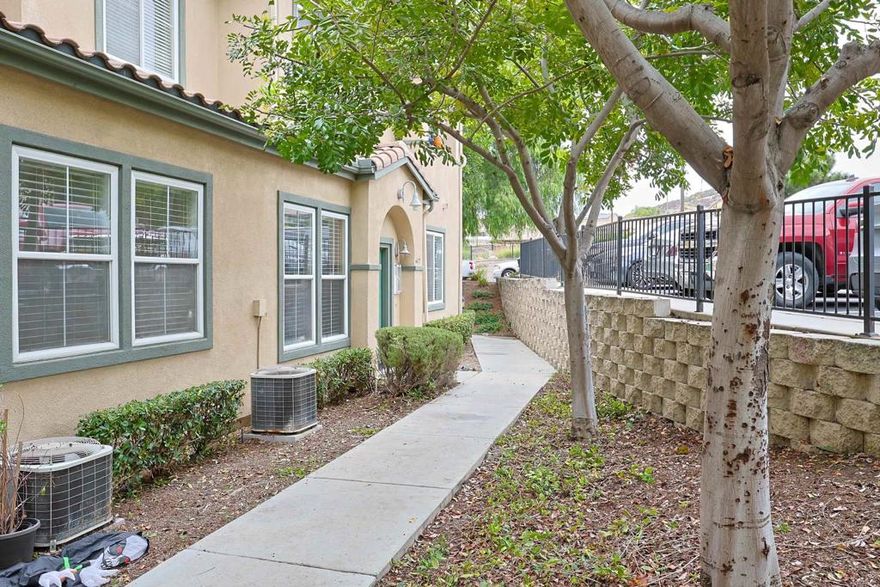 Move-in ready and freshly painted! This spacious 3-bedroom, 2-bath ground-level condo is ready for its next occupants to call home. Enjoy a fully equipped kitchen with granite countertops and stainless steel appliances, plus a laundry room and attached garage for convenience. Located at the front of the complex, guests will love the easy parking and the park just across the street. Minutes from Naval bases, Downtown San Diego, shopping, and more — this home offers comfort, style, and accessibility. Don’t wait — this rental won’t last!