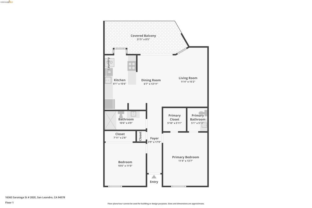Photo of 16363 Saratoga St #202E, San Leandro, CA 94578 (MLS # 41131503)