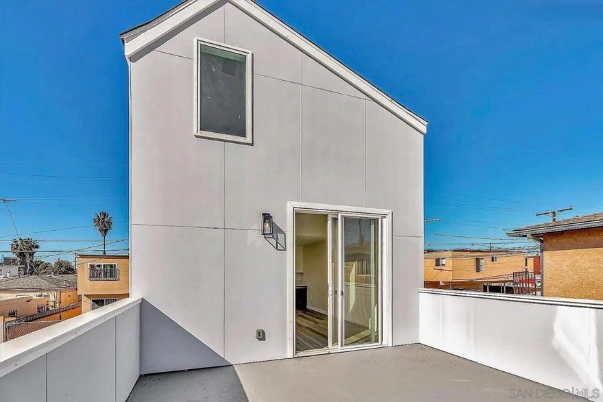 Come see this custom home built in 2022 located in the Corridor of North Park! The neutral color paint scheme throughout the house provides a clean, fresh canvas for your personal touch. The kitchen is a chef's delight, featuring sleek stainless steel appliances, quartz counter tops, and white shaker cabinets..Vaulted Ceilings/ Washer/Dryer/AC..Additional 216 square feet in deck space and ideal location with good freeway access..Attached garage and alley access..