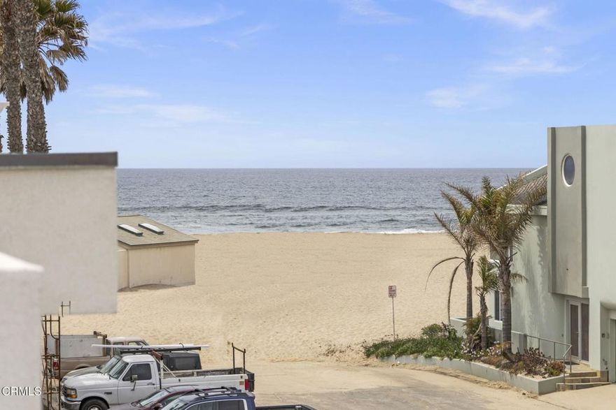 Best unobstructed ocean views at Hollywood beach Welcome to your dream retreat in the heart of Hollywood Beach--where every day begins and ends with unobstructed, forever views of the ocean and Channel Islands. This recently renovated coastal gem offers a rare opportunity to enjoy panoramic sunsets from your private rooftop deck and west-facing balcony, setting the scene for unforgettable moments.Inside, the home is equally impressive. The main level features a beautifully appointed primary suite with a spa-like bathroom, while the first floor includes a full bedroom and bath--ideal for guests or multi-generational living. The open-concept living area boasts soaring ceilings and abundant natural light, flowing effortlessly from a designer kitchen with custom cabinetry and countertops into the spacious family room.Step outside and you're just steps from the sand, with the beach practically at your doorstep.Perfectly situated near the Channel Islands Harbor, local dining hotspots, and the weekly Farmers Market, this home offers the ultimate coastal lifestyle. Inboard homes rarely deliver ocean and sunset views like this--permanent, wide open, and absolutely breathtaking.Don't miss your chance to own one of Hollywood Beach's most view-centric homes--where style, comfort, and oceanfront living come together seamlessly.