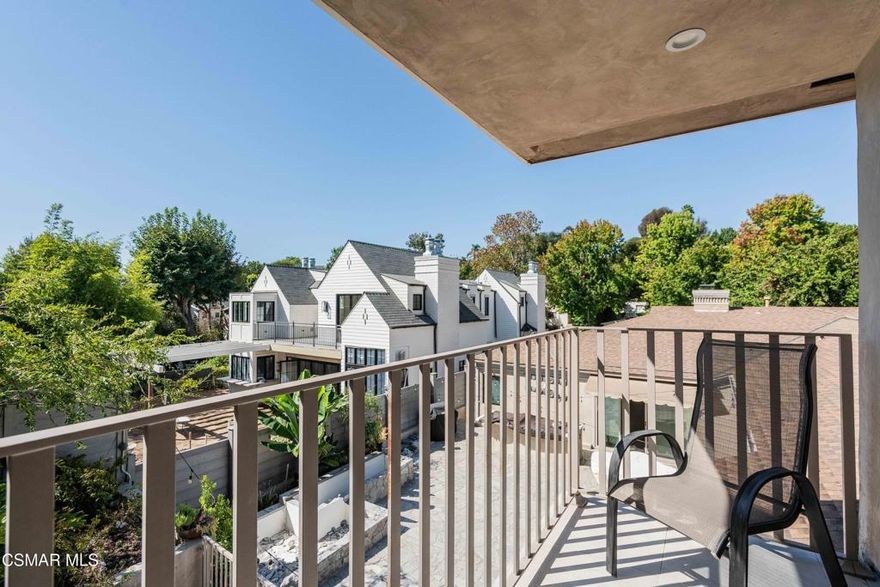 PRIME LOCATION! Located several blocks from UCLA and just around the corner from Sunset Boulevard, this newly built guest house offers exceptional convenience and quality in one of the area's most desirable neighborhoods. The home features its own private entrance and showcases high-end custom finishes throughout. Inside on the second level, you'll find two bedrooms and 1 full bathroom with an open and airy layout enhanced by high ceilings. The gourmet kitchen is equipped with custom cabinetry, quartz countertops, and premium appliances, designed for both style and functionality. The kitchen flows seamlessly into the dining and family area, which opens to a private balcony--perfect for relaxing or entertaining. The home comes fully furnished, with all utilities included for added convenience. Downstairs on the first floor, there's a private laundry area along with an additional shower and toilet for guests when entertaining outdoors. A rare opportunity to live in a beautifully finished home in an unbeatable location!