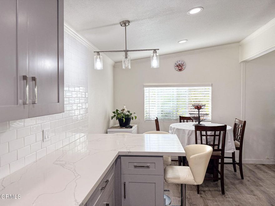 Welcome Home to Silver Wheel Mobile Home Park!  This charming 1985 home offers a comfortable two-bedroom, two-bathroom layout designed for easy living. Enjoy a bright and inviting interior with a dedicated laundry area, cozy dining space, and a main bedroom featuring direct access to its private ensuite bathroom. The kitchen and bathrooms have been recently remodeled, adding a modern touch. Step outside to a fenced front yard with a covered patio--perfect for relaxing or entertaining--and storage shed for your convenience. With low space rent and a prime location just minutes from Highway 1, this home combines comfort, value, and accessibility.