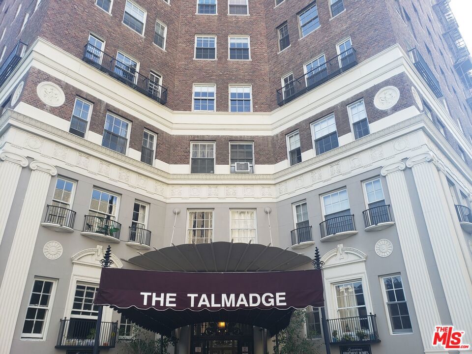 Located in the Mid-Wilshire District, between the original Bullocks Wilshire and the Ambassador Hotel, the Talmadge Building offers spectacular hardwood floor apartments. 12 months minimum lease. Water & Gas Paid; Tenant pays Electric. Cats & Small Dogs Ok w/Pet Rent; No Attack Breeds. Self Parking Available - $250/mo per vehicle. Shown by appt; No Walk-Ins.