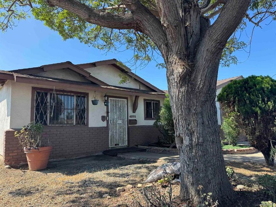 **Sweat Equity Investor Special!** Have you been looking for a fixer-upper? This is the one you have been waiting for! Amazing Value at this 3-bedroom 2-bathroom house, located close to Montgomery High School, Palm Vista Park, and the 805 freeway.  Don't miss the wonderful opportunity to build equity and customize your perfect home.
