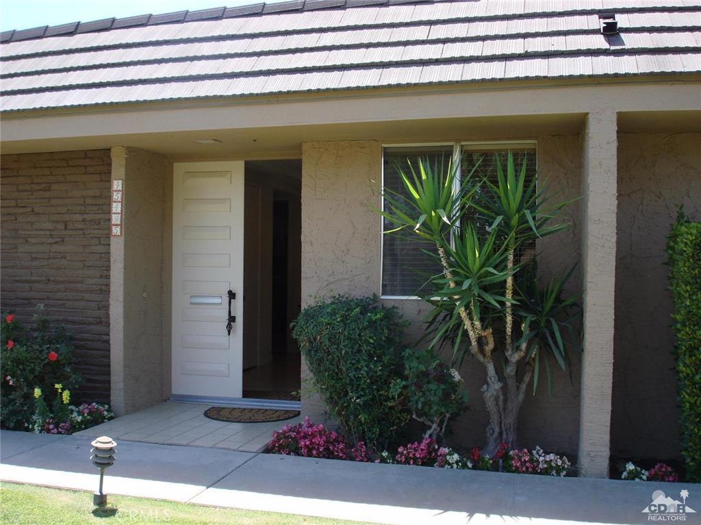 Leased for the 2018 season! The Ultimate Desert Retreat! 3br/2-1/4ba, 1831 sq.ft. single story condo.Conveniently located within the gates of the prestigious Indian Wells Country Club. All new appliances, granite counter tops, carpeting, tile and well furnished make this the perfect vacation or seasonal retreat. Huge master suite has a king bed and opens to a private enclosed courtyard. The guest bedroom has a queen bed and the 3rd bedroon/den also has a queen bed and opens onto the interior courtyard. Community pool is just steps away from the main, covered patio. Quiet location at end of cul-de-sac. Two car garage with cart space. No pets and no smoking permitted. Four month lease is preferred. Available June 1, 2017.