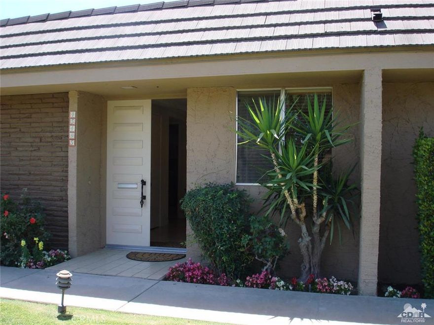 Leased for the 2018 season! The Ultimate Desert Retreat! 3br/2-1/4ba, 1831 sq.ft. single story condo.Conveniently located within the gates of the prestigious Indian Wells Country Club.  All new appliances, granite counter tops,  carpeting, tile and well furnished make this the perfect vacation or seasonal retreat. Huge master suite has a king bed and opens to a private enclosed courtyard. The guest bedroom has a queen bed and the 3rd bedroon/den also has a queen bed and opens onto the interior courtyard. Community pool is just steps away from the main, covered patio. Quiet location at end of cul-de-sac. Two car garage with cart space. No pets and no smoking permitted. Four month lease is preferred. Available June 1, 2017.