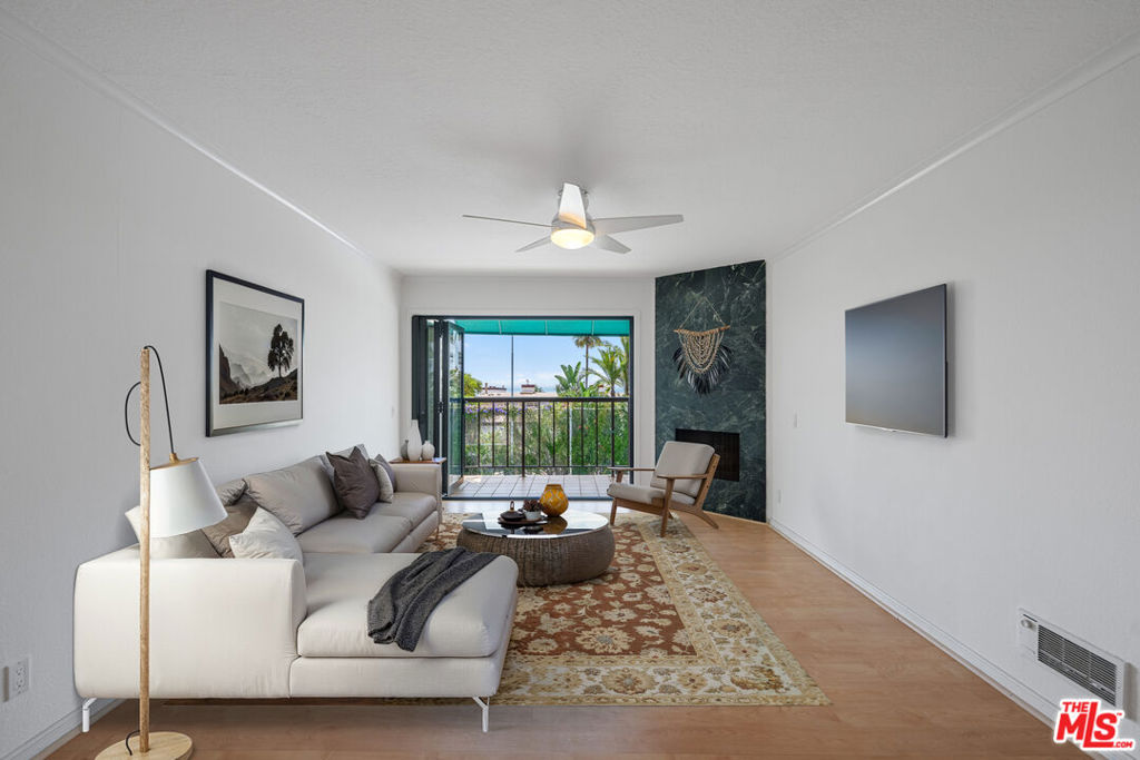 Welcome to the beachfront condo you've been looking for! This fabulous 2 bed/2 bath property with unobstructed stunning views of the Pacific Ocean, located in the coveted Tivoli Cove Area of Latigo Bay, is not to be missed! The living room and primary bedroom are each framed by large sliding glass doors, with Phantom screens, and lead to a patio which spans the entire width of the condo. A lovely fireplace in the living room offers a cozy space for relaxation, along with the unbeatable view. Opposite the living room, the refinished kitchen is complete with modern stainless-steel appliances, marble counter tops, and includes plenty of cupboard space, and a breakfast bar -in addition to the dining area. This open concept modern floor plan carefully separates the common area from the two primary bedroom suites, offering privacy and separation. The primary bedroom suite includes a large, remodeled bathroom, custom closet and shelving, and Teza accordian doors. The second bedroom suite on the opposite side of the kitchen is well sized with ample closet space and a bathroom shower/tub. This condo offers an excellent layout for a couple, roommates, a young family, or a pied de terre. Well-secured in a gated community, near Pepperdine University, the condo is complete with two tennis courts, a volleyball court, and direct access to a private beach. With an outdoor grilling/picnic area, full gym, pool, hot tub, clubhouse, laundry room, two covered parking spots, with large private storage, and plenty of guest parking, you have everything you need for entertaining, exercising, and activities. Filed with light and a cool ocean breeze A-114 has everything you need for fantastic beach living in prime Malibu.