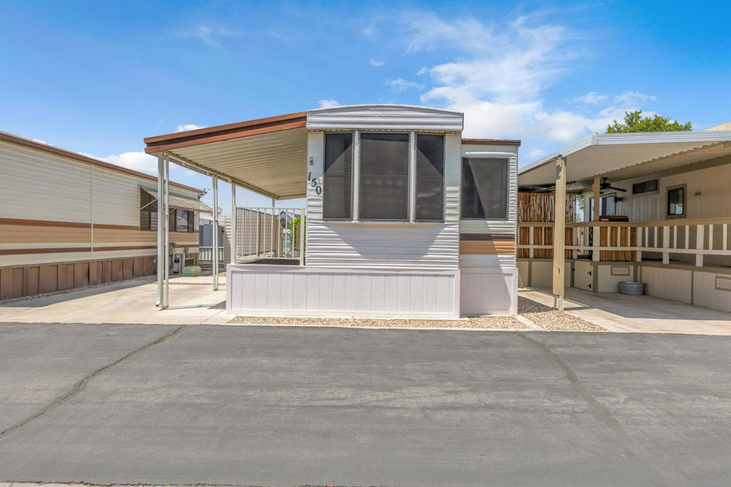 Welcome to Sungate, a private 55+ community nestled right at the base of the mountains in Cathedral City. This charming one-bedroom, one-bathroom home is move-in ready, professionally cleaned, and offers a newer roof and an AC unit installed in 2021--providing a great foundation for you to add your personal touch.Sungate is a well-maintained, gated mobile home community that offers resort-style living with amenities including two pools, a spa, a fitness center, card room, and an event space with a fully equipped chef's kitchen, perfect for gatherings and celebrations.Conveniently located just minutes from downtown Palm Springs, local casinos, restaurants, and the airport, this home is ideal for those seeking an active and connected lifestyle in the desert. Whether you're looking for a full-time residence or a seasonal escape, this is the perfect place to call home.