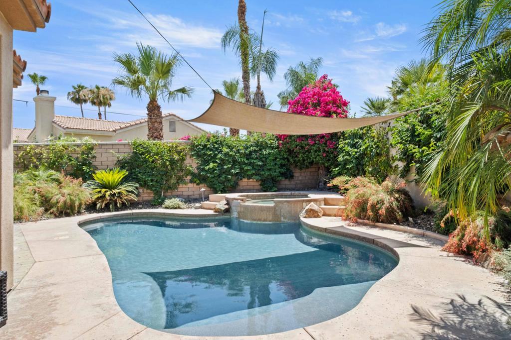 Available August-October 2025 at $3,000/month, or November-January 2026 and April-May 2026 at $7,500 per month. Leased February and March 2026. Welcome to your dream rental home located in the gated community of Lantana. This pool home features key amenities to enhance your lifestyle with 4 bedrooms and 3.5 bathrooms (max occupancy is 8). The bright and airy open concept living and dining area provides a seamless flow, perfect for entertaining or relaxing. Cook like a chef in the state-of-the-art kitchen with newer appliances and plenty of counter space, making meal preparation a breeze. Retreat to the expansive primary suite, which includes a private den perfect for an office or reading nook. The ensuite bathroom boasts a large walk-in closet, ensuring ample storage space. Dive into the luxurious saltwater pool featuring a beach entrance, ideal for both relaxation and fun-filled activities. You can also entertain guests or enjoy a quiet evening in your own private courtyard, complete with built-in BBQ for those delightful outdoor meals. For an additional $1,750 there is also a private 600 sq ft casita which has its own living room, washer/dryer combo kitchen, patio plus awning, bedroom, and bath. This exceptional home offers everything you need and more. Landlord pays monthly HOA dues, cable, internet, and monthly caps on gas and electric.