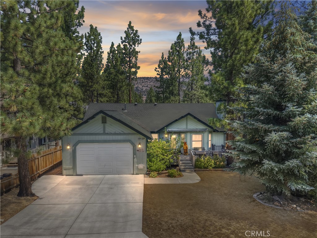 Come on home to one of the nicest neighborhoods in Big Bear! This beautiful Forest Springs home is located on a quiet cul-de-sac and has gorgeous views of Gold Mountain from the big back deck ~ The spacious open floorplan with a cozy rock fireplace and T&G ceilings is the ideal setting for making memories with your loved ones ~ There are three large bedrooms, the master has a big walk in closet and a deck off the back and there's also a large deck with a hot tub to relax with your favorite beverage after a day of adventure ~ The front porch has a retractable awning, for a nice shady spot to enjoy your morning coffee and listen to the wind blow through the towering pines ~ Close to HWY 38 for an easy commute down the mountain but close to hiking and biking trails and all Big Bear has to offer ~ The rustic elegance of this home is just waiting for you to add your personal touches!
