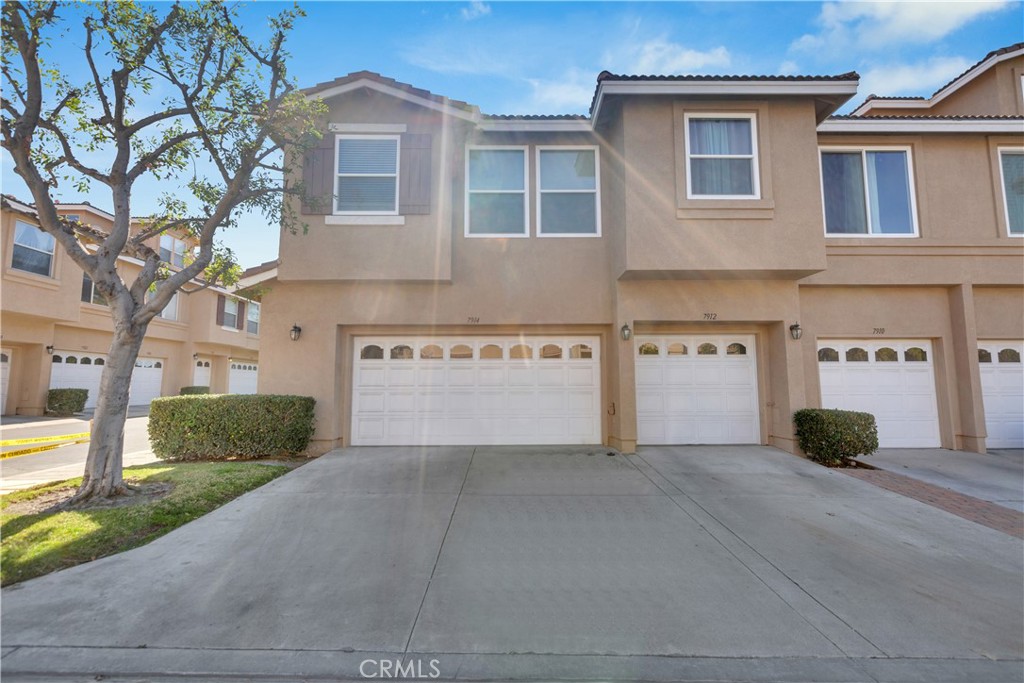 The sought after Monaco Community nestled in the highly desired Anaheim Hills location presents a recently remodeled property. Newly painted and features new dishwasher, new oven, new microwave, new refrigerator, new stainless-steel sink, quartz kitchen countertops, new half bath sink and countertop and ceiling fan. The flooring throughout is top grade vinyl plank and features designer white risers with skirts style staircase. The home has not been occupied since remodel so you can enjoy your newly redone home. PLUS, A TANDEN TWO CAR GARAGE AND one of the LARGEST - R A R E - DRIVEWAYS IN THE COMMUNITY. Community has pool, spas, sports court, work out area. Close to freeways, banks, eateries a definite must see.