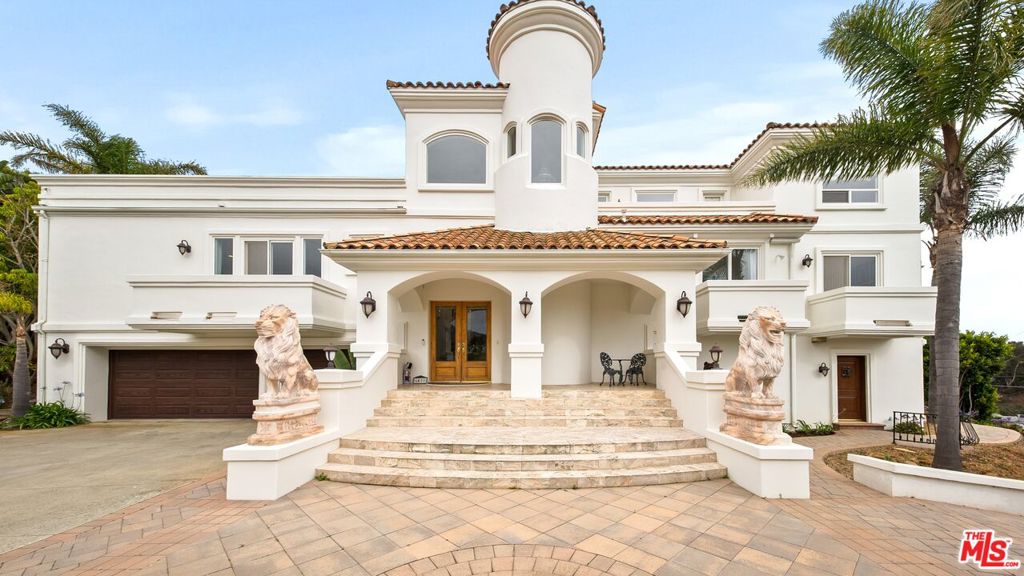 The Essence of Malibu Living. Welcome to a private estate unlike any other- where architectural elegance, ocean kissed air and expansive acreage converge in one of Malibu most coveted corridors. 6400 Kanan Dume Rd is a secluded sanctuary nestled on close to 2 pristine acres with sweeping canyon and ocean views. This over 8,200 plus square feet plus 3 car Garage residence offers a rare combination of scale, sophistication, and serenity. Custom-designed for grand entertainment and intimate living, every inch is infused with luxury-from imported finishes and designer interiors to resort-caliber amenities. Custom Executive Private office with wall to wall File Cabinet ,Theatre Room, Wine Cellar, Billiard Room, Private Pilates and Gym room, Card Room, 3 car garage and 43 Cars Parking on estate Double bath and shower,, Zen Gardens, Tropical Pool and Spa, Thermador Gas oven and Thermador Electric Oven, Twin Dishwashers, 4 Gas Fireplaces , Front and Back double gates. (Seller may take back a 1st Deed Of Trust, depending on the situation and circumstances of the buyer, seller would like to help. Terms would be upon making an acceptable offer, up to $2,000,000 to $3,000,000, Seller Carry Back) ) This should greatly help buyers financial situation) This would allow the buyer to have less of a cash outlay. Please call 1st Lister for Carry Back Terms.