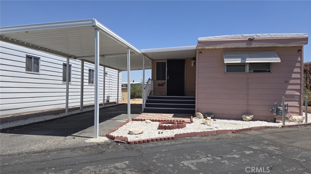 Remodeled single wide mobile located in a senior, over 55 years, park. Great location near shopping and restaurants. This mobile has two bedrooms and one bath with a walk-in porch.