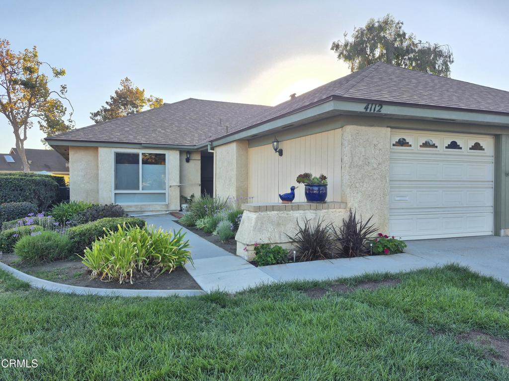 Welcome to this beautifully remodeled 2-bedroom, 2-bathroom, Coronado model in Camarillo's desirable 55+ Leisure Village! This spacious home features approximately 1,300 sq ft including a light & bright enclosed patio room with privacy screen door & greenbelt views, plus a private, outdoor patio area with relaxing mountain views. Inside, you'll love the open living room with vaulted ceiling with solar tube, fresh paint, dual-pane windows, ceiling fans, smooth ceilings and gorgeous vinyl plank flooring with updated baseboards throughout. The stunning kitchen features white shaker soft-close cabinets, quartz countertops, brand-new stainless-steel appliances (refrigerator included), pantry, and eat-in area. Both bathrooms have been tastefully remodeled with walk-in showers. Additional features include a 5-year-new Trane HVAC system, direct-access 1-car garage with washer & dryer, mirrored closet doors, and plenty of storage.Leisure Village offers a 24-hour guard-gated entrance, 18-hole par-3 golf course, pool, spa, fitness center, tennis and pickleball courts, woodshop, ceramics, billiards, clubs, activities, and more. HOA dues include water, sewer, trash, cable TV, internet, landscaping, exterior maintenance, and security patrol. This is the one you've been waiting for. Welcome Home!