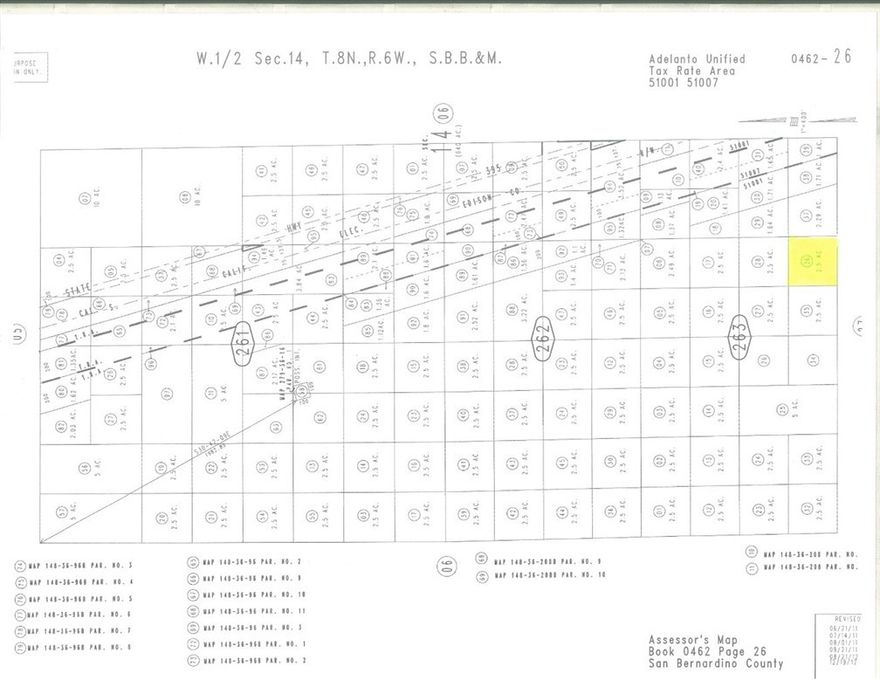 ** Large Lot ** Come enjoy all that the SoCal Desert has to offer! 2.5 acres located right off the 395 with access to all sides of the property. Endless opportunities! Directions: Air Express way go 14 miles or so north on Highway 395 to Buckthorne Canyon Rd turn left about 0.2 miles. Property is 1000 ft. from the highway.