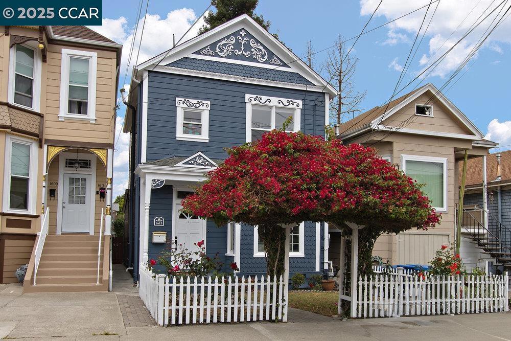 Welcome to 1613 Stanton Street – a beautifully preserved and move-in-ready Victorian home offering 3 bedrooms, 2 bathrooms, and 1,413 sq. ft. of thoughtfully designed living space. This timeless property blends historic character with modern comfort, featuring light-filled rooms, tall ceilings, and inviting finishes throughout. The open and functional layout creates a natural flow between the living spaces, while the private backyard serves as a true retreat – complete with a cozy gas fire pit, perfect for evening gatherings with friends and family. Located in one of Alameda’s most desirable neighborhoods, this home offers exceptional walkability and access to local amenities. Enjoy quick access to top-rated Alameda schools, lush parks, boutique shopping, and popular restaurants. Commuters will love the proximity to the Alameda Ferry Terminal for a scenic and stress-free ride to San Francisco, as well as easy access to major freeways and BART connections. This is your chance to own a piece of Alameda’s history with all the conveniences of modern living!
