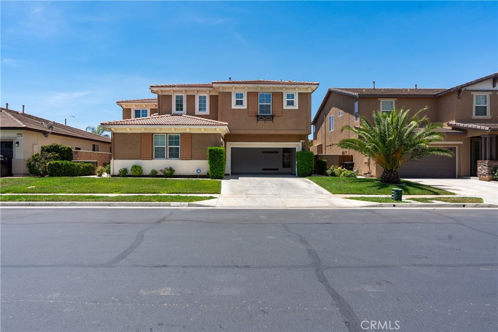 --Priced to Sell!
Welcome to this stunning home in a sought-after gated community. Boasting 3,698 square feet, this spacious residence offers five bedrooms and five bathrooms, including a full bedroom and bath on the main floor.
Enjoy energy efficiency with a fully paid-off solar system and two whole-house fans. As you enter through the gated front courtyard—you’re greeted by a dramatic cathedral ceiling entry that sets the tone for the rest of the home.
The open-concept layout downstairs showcases elegant laminate flooring, with a gourmet kitchen overlooking the cozy living room. Newly renovated kitchen features granite countertops, a walk-in pantry, and a convenient staging area that leads into the formal dining room, which opens to the courtyard through beautiful French doors.
Upstairs, you'll find four additional bedrooms, including a Jack and Jill bath, and a built-in dual desk station—perfect for homework or working from home. The laundry room is thoughtfully equipped with extra cabinetry and a utility sink.
Enjoy resort-style living with access to fantastic community amenities: a sparkling pool, clubhouse, scenic walking trails along lakes and waterfalls, BBQ areas, a children’s play structure, basketball court, and park spaces for gathering and play.
Don’t miss the opportunity to own this move-in-ready home with room to grow in a highly desirable neighborhood!