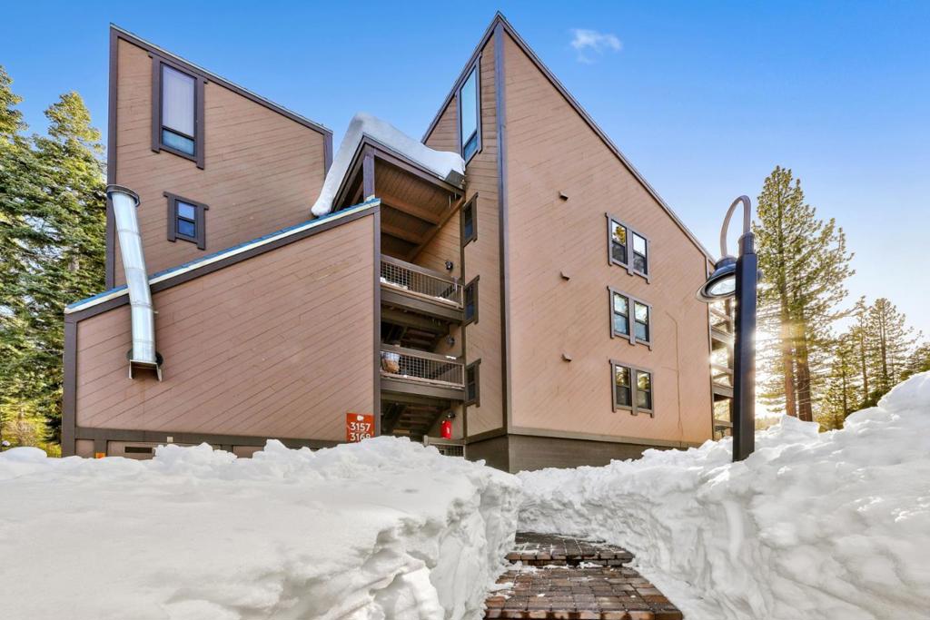 Studio Condo! Arguably one of the best locations and amenities within the entire Aspen Grove complex and among the various Northstar communities. Easy waking distance to the gondola and Village as well as exclusive access to Northstars top Apres ski facility, where friends and family can enjoy full winter and summer relaxation and recreation. The clubs facility includes three hot tubs, two saunas, large workout facility, tennis, pickleball, game rooms, bocce ball, horseshoes, charming picnic areas and much more. Also includes privileged access to a private gated parking area just below the gondola. This spacious studio unit sleeps four and is filled with an extra window that adds natural light and sunlit views, making the perfect mountain escape. Complimented by a full kitchen, bathroom, living area with gas fireplace and a custom, cabin-style Murphy bed, giving the condo a one bedroom feel and livability. Its private deck overlooks a forested area and is great for year-round gathering and grilling. This unit has loads of storage and is being sold completely turnkey. Property located in Placer County. Short term rental permits still available.
