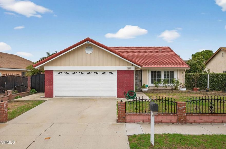 Here's your chance to own a charming home in the Beautiful City of Oxnard, where you can enjoy the year-round pleasant weather. This spacious single-story residence features a primary bedroom with a good-sized walk-in closet and a bathroom with a shower stall. Three additional bedrooms and a full bathroom, offering the perfect layout for relaxed and functional family living. Step inside and you'll love the light-filled living room with newer windows. The spacious kitchen is equipped with stainless steel appliances, plenty of cabinets, and ample countertop spaces, along with a breakfast bar that opens to a nice dining area and a cozy family room with a welcoming fireplace, creating the perfect space to gather with loved ones. Other features include solar panels, newer tile roof, and fresh paint. Outside, you'll find a low-maintenance backyard retreat, filled with mature fruit trees such as orange, persimmon and more --a paradise for gardeners and anyone who loves a bit of nature at home. Conveniently located near schools, shopping, and dining, this home offers everyday ease without the burden of HOA fees.Don't miss this incredible opportunity!