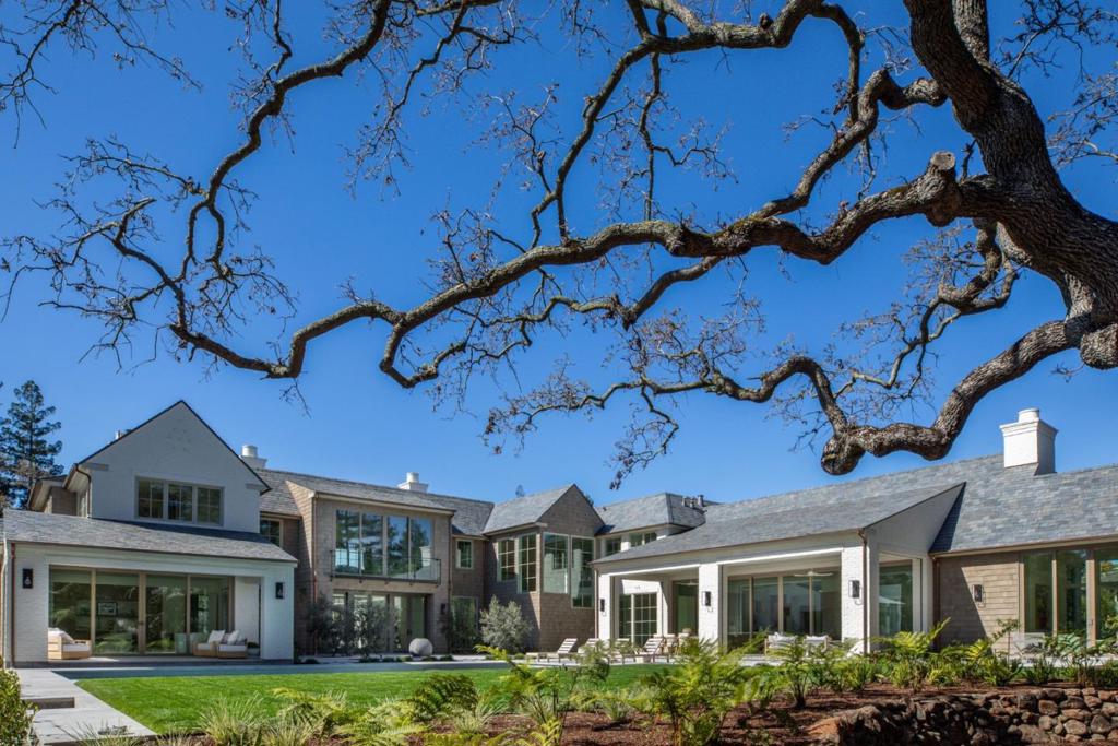 New Construction. Immerse yourself in unparalleled luxury at this timeless estate nestled in serene West Atherton. Meticulously crafted for the discerning individual, this residence offers a haven of tranquility. Step inside and be captivated by the abundance of natural light. Oversized windows grace exquisite living spaces adorned with natural materials, creating an atmosphere of sophistication and refinement. Floor-to-ceiling doors seamlessly blend indoor and outdoor living, inviting you to unwind on expansive patios surrounded by meticulously landscaped grounds. Indulge your culinary desires in the gourmet kitchens outfitted with top-of-the-line appliances. The adjacent family room provides a warm and inviting space for gatherings. Unwind in the lavish primary suite, your private sanctuary. A tranquil space awaits, complete with a morning kitchen, dual organized closets, and a luxurious spa-like bath, offering the ultimate in comfort and serenity. Four additional ensuite bedrooms on the upper level provide unparalleled privacy for family or guests. This estate presents a rare opportunity to experience the epitome of refined living. Unrivaled luxury meets tranquility and impeccable craftsmanship in one of Silicon Valley's most coveted neighborhoods.