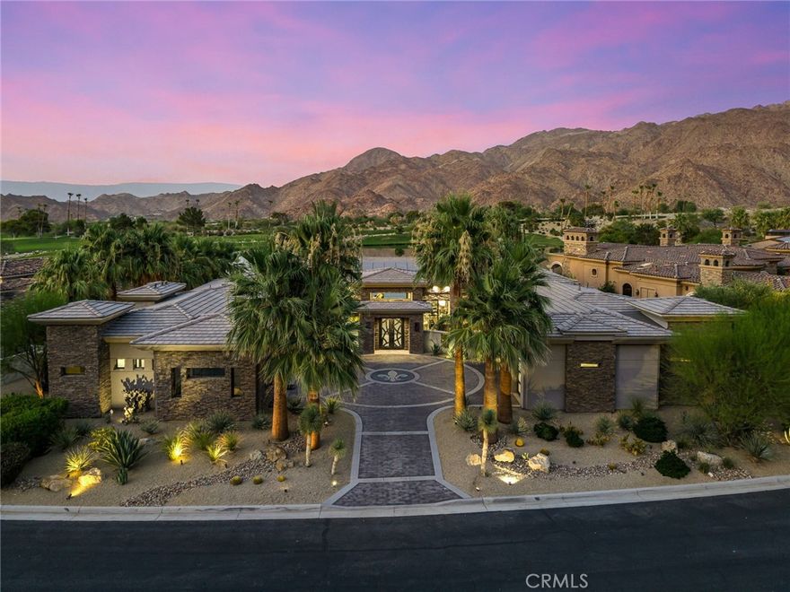 Set on one of the most exclusive vantage points in Ironwood Country Club, this residence captures the true essence of desert serenity. Walls of glass frame uninterrupted vistas across a reflecting lake, the rolling fairways of the two championship courses and to the rugged ridgelines of the Santa Rosa and Chocolate Mountains. At night, tranquility reigns with star filled skies, the radiant hush of the desert, and glowing panoramas that create a natural masterpiece. 



The home spans 6,265 square feet across a private 19,600-square foot lot, designed with a modern, organic, desert centric architecture that blends seamlessly with its natural surroundings. An elegant motor court, framed by palms, water features, and desert landscape welcomes you home. Inside, refined living spaces and walls of glass with 14 foot ceilings open to breathtaking views at every turn. A modern, entertaining kitchen with seating for many, a butler’s pantry with coffee bar, a mountain view dining room, a 1,500-bottle wine room, a private viewing room with huge pivot doors, and a gym, all elevate your everyday living. Each of the four ensuite bedrooms offers its own retreat, including a luxurious private casita with a spa-inspired bath with waterfall shower. The primary suite enjoys exceptional views, two walk-in closets, fireplace, sitting area, and direct access to the pool and spa—perfect for savoring desert nights in solitude.



Ironwood Country Club is a private, member-owned community cradled by the Santa Rosa and San Jacinto Mountains National Monuments. Just moments from El Paseo yet worlds away in ambiance, this rare offering combines natural beauty, ultimate privacy, and a lifestyle defined by peace, exclusivity, and awe-inspiring desert landscapes.