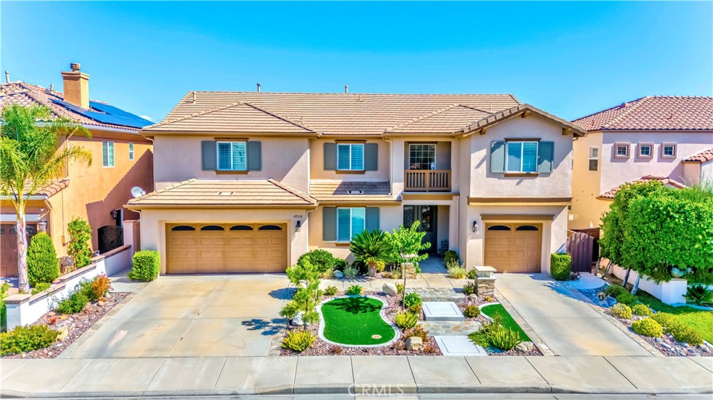 Stunning Home in the Highly Sought-After Gated Fairways Community of Redhawk
Welcome to this beautifully upgraded and spacious 5-bedroom, 4-bathroom home, complete with a loft and a downstairs bedroom. Located in the prestigious gated Fairways community of Redhawk, this home blends comfort, style, and functionality.
Step inside to find warm, neutral tones throughout, complemented by elegant plantation shutters, rich wood flooring. The chef’s kitchen is a true centerpiece, featuring granite countertops, a walk-in pantry, double wall ovens, a large center island perfect for gatherings, and crisp white cabinetry.
The open-concept family room offers a cozy fireplace and flows seamlessly into a spacious breakfast area—ideal for entertaining family and friends. The luxurious master suite includes a private retreat area, a spa-like bath with a separate soaking tub and oversized shower, and a generous walk-in closet.
One secondary bedroom features an en-suite bath, while the other two share a convenient Jack & Jill bathroom—ideal for growing families or guests.
Step outside to enjoy a beautifully landscaped backyard, built-in BBQ, and an outdoor fireplace—perfect for relaxing or entertaining year-round.
Don’t miss your opportunity to own this incredible home in one of Redhawk’s most desirable communities!