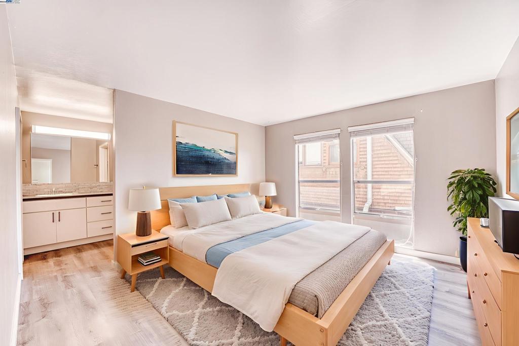 Welcome to 3815 Harrison Street in vibrant Oakland, CA! Unit 103 is 1200 sq.ft with 2 beds, 2 bath with plenty of beautiful south facing natural light and large windows, plenty of storage and recent updates! The unit available is conveniently located on the first floor with elevator access from the garage. Enjoy a relaxing moment on your large elevated deck space with a beautiful view. Parking is a breeze with a gated carport available for $150 per month and available street parking. You're just moments away from the eclectic shops and delicious restaurants on Piedmont Avenue, the tranquil Rose Garden, Kaiser, Whole Foods, Sprouts, and Lake Merritt / Grand Lake. Quick access to casual carpools to SF and major freeways adds to the convenience. A one-year lease is required to start. Proof of income should be at least 2.5x the monthly rent, along with a security deposit equal to one month's rent. Good credit and rental history are a must. Please note, this is a no-pet(exemptions apply) and non-smoking property. Don't miss out on this unique opportunity! photographs are digitally staged! Gated street level / covered parking $150 per month. NO PETS, NO SMOKING