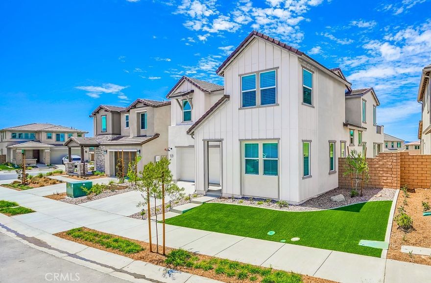 This stunning 2,614 sq. ft. home is perfectly situated on a cul-de-sac in the highly desirable Sommers Bend community. Offering 4 bedrooms, 3.5 baths, and a spacious 3-car garage, this home is thoughtfully designed with premium upgrades. The open floor plan is highlighted by a 60” linear electric fireplace with multi-color flames, designer-engineered wood flooring, and custom chandeliers. The gourmet kitchen features granite countertops, soft-close cabinetry, and a high-end Café appliance package, including a gas double oven with convection and an Energy Star smart French door refrigerator with a hot water dispenser. The primary suite offers a serene retreat with a private balcony featuring wrought iron railings and breathtaking sunset views, while the spa-like master bath includes a soaking tub, a tiled shower, and elegant finishes.

The outdoor space is just as impressive, featuring an extended covered patio with a ceiling fan, beautifully landscaped front and back yards with artificial grass, fruit trees, custom lighting, and a 30-foot garden box. Additional upgrades include iron balusters in satin black, framed mirrors, plantation shutters, contemporary brushed nickel plumbing fixtures, Cat 6 data outlets, and ceiling fans throughout.

Beyond the home, Sommers Bend offers resort-style amenities to enhance your lifestyle. Enjoy basketball courts, baseball and soccer fields, BBQ areas, a state-of-the-art pool complex with a spa and kiddie pool, clubhouses, a fully equipped fitness center, and playgrounds. This home is truly the complete package—a perfect blend of luxury, comfort, and convenience. Come see it for yourself!