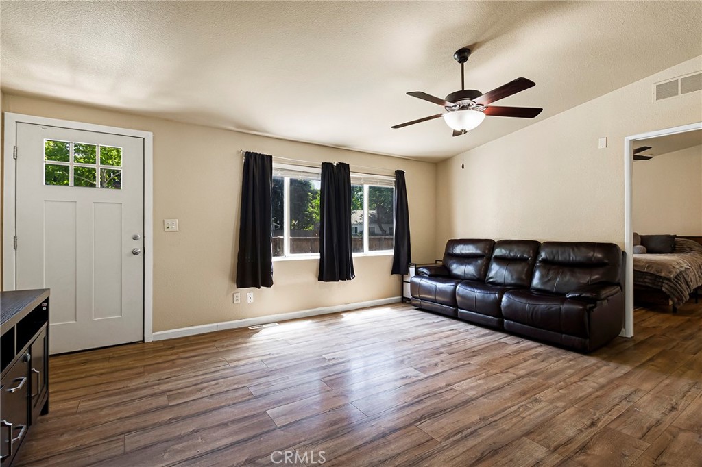 Step into comfort and convenience with this fully remodeled 3-bedroom, 2-bath home in the centrally located Chico Mobile Home Park.
This home is packed with recent upgrades, including a brand new roof, new AC condenser, new furnace, new front door with security screen, and don't forget the new kitchen sink! Inside, you’ll find textured walls with fresh paint, durable vinyl plank flooring throughout, and upgraded bathrooms with modern finishes. All bedrooms feature new custom closet shelving for smart storage. Home features a popular split floor plan and the spacious primary suite is tucked away for maximum privacy—complete with a walk-in closet, dual vanity, and a walk-in shower.
Enjoy your own fully fenced yard with just one neighboring home, plus a covered carport, gravel driveway, and storage shed for extra space. Located in an all-ages community with traffic-calming speed bumps and shared laundry facilities, this home offers unbeatable value in a convenient location.
-Updated. Affordable. Ready to go-
Schedule your private showing today—homes like this don’t last!