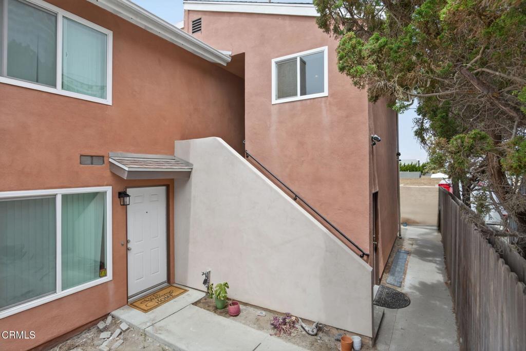 Charming Up Stairs Condo unit at Oxnard Shores Beach with no HOA. The property is located steps from the sand of Oxnard Shores Beach where many beautiful sunsets mark the end of the day. The property has been updated with new flooring, granite countertops and recently painted. The master bedroom has a large walk-in closet and charming balcony. The appliances are included with the property.