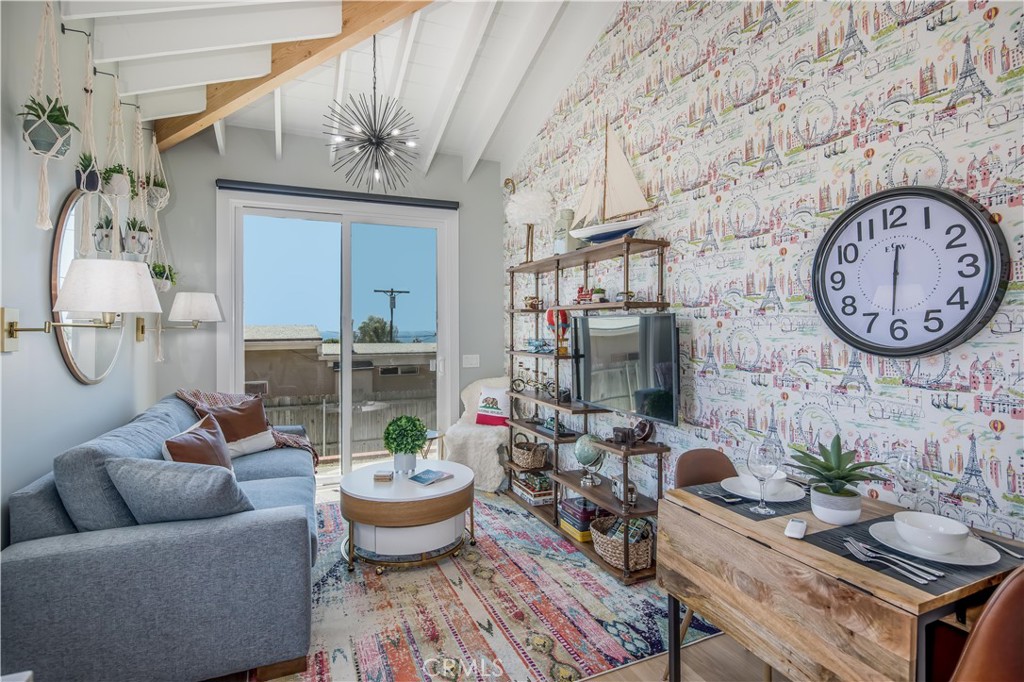 TINY HOUSE short-term (30+ days) lease is the wave of the future and this one is BEYOND special! This 2021 NEW CONSTRUCTION, DETACHED fully furnished ADU (guest house) offers the very best in luxury coupled with a 600 sq. ft. OCEAN VIEW deck! This single level home WOW"s you with its 14 foot beamed ceilings, wide-plank white oak floors, high gloss lacquered Italian cabinets with gold hardware, Bertazzoni appliances, beautiful quartzite counters, coffee station, luxurious, spa-like bath with tons of storage, Toto toilet with a bidet, stunning tile and separate full-size washer/dryer, tall ceilings abound making this home feel MUCH larger than it really is. The bedroom offers more of the same with an added custom closet offering tons of shelving and 4 separate hanging shelves, a pop-up desk, an ORGANIC "Avocado brand" MATTRESS with organic bamboo sheets, overhead reading lights, a bed with additional storage drawers underneath and a 4 drawer dresser. The electronic screens and black-out shades offer the best nights sleep. The playful interior has a Boho-chic style with a travel twist with electronic shades to added convenience. There are puzzles, games and wi-fi. TV's in the living room and bedroom, a custom super cozy sleeper sofa with a 5" memory foam mattress and a bit of whimsy to make it warm and cozy. Outside are 2 heaters and custom lighting with a fire-pit and Trex-deck. A brand new Weber BBQ with all of the tools to make this a perfect home away from home...even for a short while. Who will be the first to occupy this ONE-OF-A-KIND property?