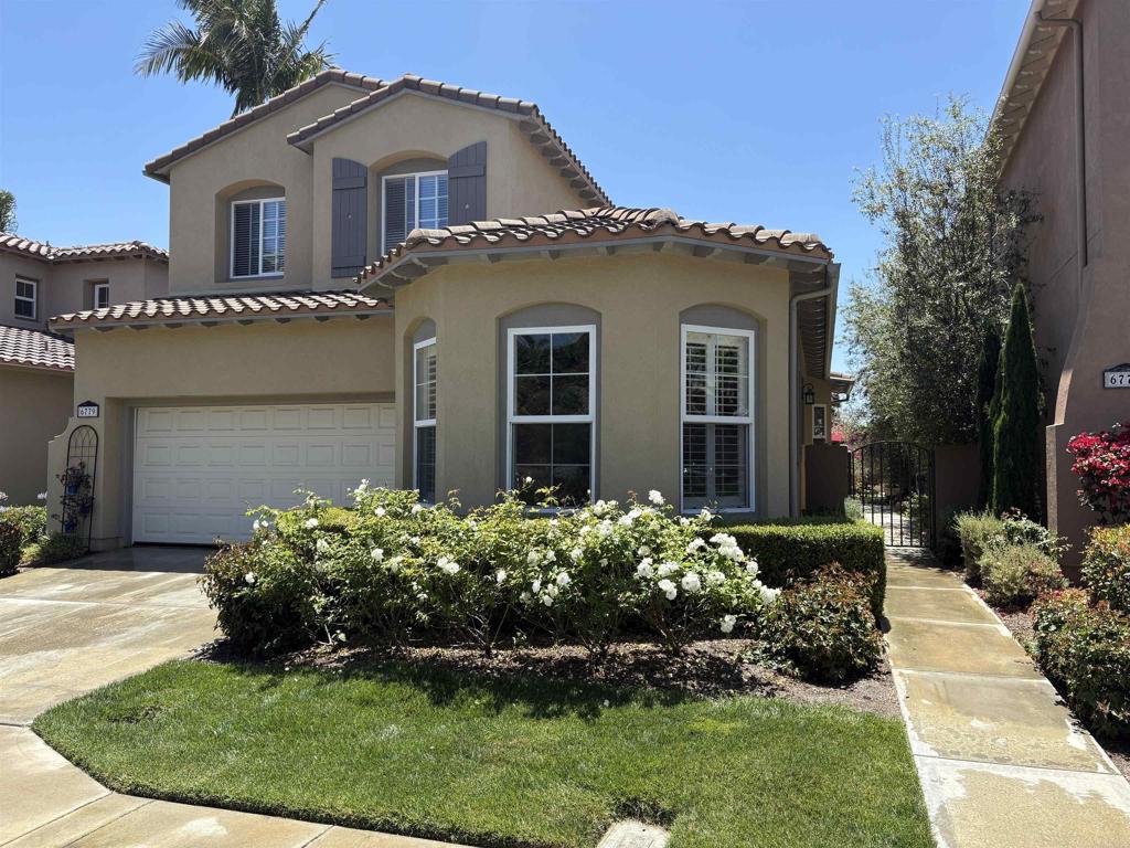 Photos coming. Experience panoramic ocean views from both levels and Master Bedroom on First floor! Come see this beautifully maintained residence, nestled on a private cul-de-sac in the gated Aviara community of Cristalla. With 2,632 square feet of refined coastal living, this pristine home offers 3 bedrooms, 2.5 baths, and an upstairs family room that captures breathtaking ocean vistas. The Master bedroom features a walk-in closet with custom organizers and a slider that opens to the ocean-view yard. The luxurious Master bath includes a spa-like soaking tub, dual vanities, and a separate shower. The chef’s kitchen is appointed with a generous preparation island and a sun-filled breakfast nook, while the formal living and dining rooms boast soaring ceilings, a fireplace, plantation shutters, and a French door leading to the beautifully landscaped backyard with quartzite flagstone walkways and patios. Additional highlights include custom tile flooring, two upstairs bedrooms each with their own walk-in closets, and abundant natural light throughout. Just a short stroll to the Park Hyatt AND Four Seasons Resort with world class amenities and just minutes to Fabulous beaches and the Aviara Golf Course, this is Southern California coastal living at its finest. Enjoy warm sunsets, gentle sea breezes, and daily ocean views from this exceptional Aviara home.