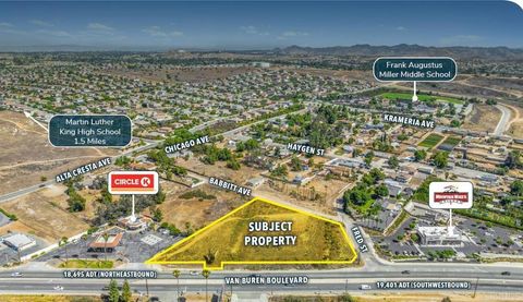SEC Van Buren Blvd. & Fred Street Riverside CA 92508