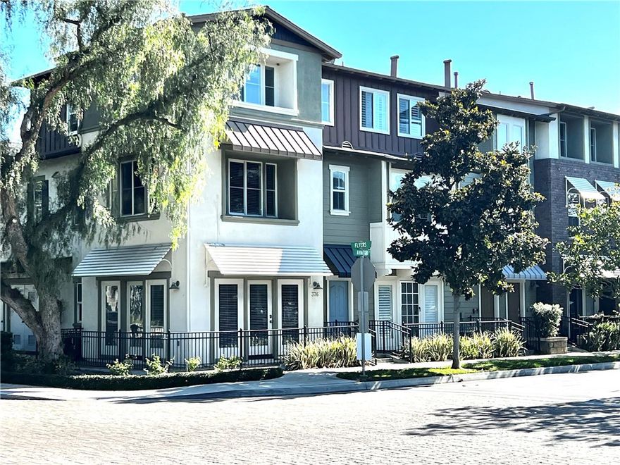 Bright and beautifully updated end-unit three-story townhome located in the desirable Tustin Fields I community. This spacious home features three bedrooms, three and a half bathrooms, and a versatile downstairs office with a powder room — perfect for remote work or guests.



The main living level offers an open-concept layout with a welcoming family room featuring wood flooring and a cozy fireplace, a comfortable dining area, and a modern kitchen with quartz countertops and premium appliances including a Viking range, stainless steel refrigerator, microwave, and dishwasher. Large windows fill the home with natural light and showcase views of the adjacent park and open space.



Upstairs, each bedroom includes its own private bathroom and closet. The home has been freshly painted throughout, includes brand-new carpet, and features new upgraded window coverings for a clean, contemporary look. A washer and dryer are also included for added convenience. The lower level provides direct access to the attached two-car garage.



As an end unit, this home enjoys added privacy, extra windows, and an open, airy atmosphere.



Residents of Tustin Fields enjoy community amenities including a pool, spa, clubhouse, BBQ areas, and playgrounds — all within the award-winning Irvine Unified School District. Ideally located near The District, John Wayne Airport, parks, and major freeways, this home offers modern comfort, convenience, and a prime Tustin location.