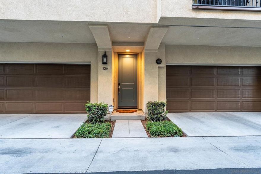 Welcome to 320 Waverunner Court in Santee’s desirable Riverview community. Built in 2022 by Taylor Morrison, this modern 3-bedroom, 3-bath townhome offers 1,384 sq. ft. of open-concept living with a sleek island kitchen, quartz countertops, stainless-steel appliances, and a bright, airy layout. The home features a guest bedroom and full bath on the main floor, a primary suite with dual vanities and a walk-in closet, plus an additional bedroom, full bath, and laundry area upstairs. Enjoy contemporary finishes, recessed lighting, and an attached two-car garage. The community provides resort-style amenities including a pool, spa, playground, and walking trails. Conveniently located near shopping, dining, and top-rated schools, this home perfectly blends modern comfort and community living in the heart of Santee.  Buyer's and Buyer's Broker/Agent should verify measurements and complete thorough inspections and investigations prior to Close of Escrow to satisfy themselves with the current condition of the property. Buyer(s) to verify and approve all data, reports, records, inspections, permits, MLS, HOA, if applicable and all information pertaining to the property prior to removal of contingencies. All contracts/offers are subject to seller approval and any offers or counteroffers by seller are not binding unless the entire agreement is ratified by all parties.