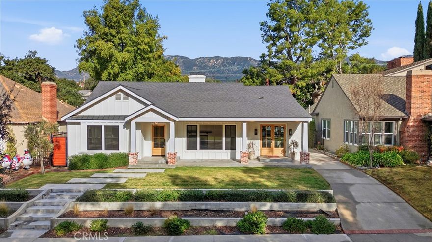 Welcome to 1230 Oak Circle, a beautifully updated home located in the highly desirable Sparr Heights neighborhood of Glendale. This residence blends classic character with thoughtful modern upgrades, all wrapped in a stylish modern farmhouse theme.
The home features original hardwood flooring throughout and light-filled living spaces enhanced by dual-pane windows. Two wood-burning fireplaces add warmth and character, creating inviting focal points for both everyday living and entertaining. Major system upgrades include a 200-amp electrical panel, central HVAC, and copper plumbing, providing peace of mind for today’s buyer. The exterior showcases Santa Barbara smooth-wall stucco, adding to the home’s timeless curb appeal.
The functional floor plan offers comfortable living and entertaining spaces, while the detached two-car garage provides excellent flexibility with room for a potential ADU, ideal for additional living space, rental income, or a private office.
The outdoor areas offer a private setting to relax or entertain, all while being just minutes from local shops, dining, parks, and top-rated schools. Centrally located with easy access to major commuter routes, this home delivers both charm and convenience.
A rare opportunity to own a move-in-ready home in one of Glendale’s most sought-after neighborhoods.