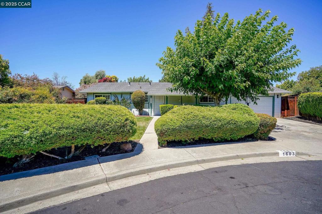 Beautiful home at the end of a quiet court. Nicely updated bathrooms including vanities, mirrors, shower doors and lighting. Freshly painted interior. Kitchen has built-in microwave and oven. All Section 1 items cleared. New lighting throughout. Interior and exterior dual pane windows and slider. Central heat and air. Walk-in closet in the primary. Nicely landscaped front and back yards. Entertaining covered deck in back.