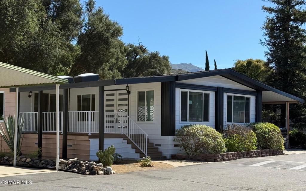 Beaurtiful Forrest setting! Located behind the gates at Oak Forrest, this community is not your typical neighborhood, the community is an eclectic and feels very much like an 'artist' colony or like living in the mountains, offering huge oak trees, seasonal creek, mountains, wildlife & miles of hiking trails. It has a large front deck and private rear deck, offering quiet spaces to relax and enjoy nature. This home offers 3 bedrooms and 3 bathrooms and over 1800 SF of living space. Light and airy home features an updated eat in kitchen with breakfast bar, newer cabinets and granite counter tops. The beams and skylights accentuate the high ceilings and bring in the natural sunlight. Huge master suite offers double closets and French doors that open to a private deck. The third bedroom has its own bathroom and a walk-in closet. All 3 bathrooms have just been updated with new vanities, and gorgeous tile. Dual pane windows, separate laundry room and Luxury vinyl plank flooring throughout. This family friendly community offers a clubhouse with a pool, spa, 2 saunas, fitness room, game room and kitchen facilities. Oak Forrest also offers a gated full size RV parking area, subject to availability. Las Virgenes schools. and located near the lake landing of Westlake with great shops and restaurants.