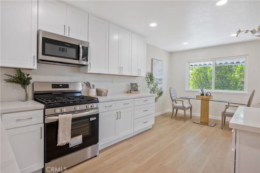 Fully Remodeled Condo in the Heart of Orange!



Welcome to this beautifully updated 2-bedroom, 2-bath upstairs unit offering modern comfort and convenience. Step inside to find fresh paint, new LVP flooring, recessed lighting and dual-paned windows throughout.



The stunning kitchen features brand-new cabinets, quartz countertops and stainless steel appliances, perfect for the home chef. Both bathrooms have been completely remodeled with porcelain tile, new vanities topped with quartz, updated fixtures and modern finishes.



The spacious primary suite includes a walk-in closet, remodeled en-suite bathroom with a walk-in shower, updated vanity, and a linen cabinet for extra storage. Both bedrooms are equipped with ceiling fans and the home now boasts the convenience of inside laundry!



Enjoy the benefits of a one-car garage and community pool. Plus a prime location just minutes from freeways, shopping, dining and entertainment - and a short drive to Chapman University, the Orange Plaza, Honda Center, Angel Stadium and Disneyland! Zoned for highly rated schools including Villa Park High School, Cerro Villa Middle School and Fletcher Elementary - dual immersion Mandarin program.



Don’t miss your chance to own this move-in-ready gem. Schedule your showing today!