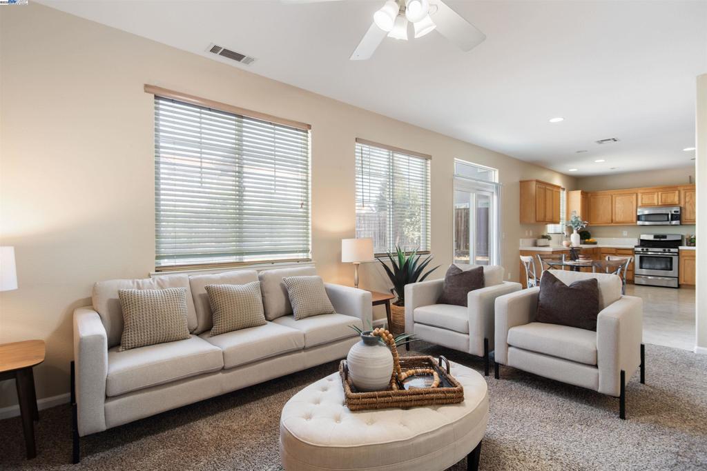 Your patience has finally paid off—the perfect home, wonderfully priced well below market value, is ready to welcome you! Step inside 181 Maidenhair Street, Pittsburg, where comfort meets convenience. This spacious 4-bedroom, 2-bathroom home offers soaring ceilings and 1,865 sq. ft. of living space in a desirable gated community. You’ll love the large backyard with five raised planter boxes—a true gardener’s dream for fruits, vegetables, herbs, chilies, peppers, and tomatoes. Fire-lane protected streets ensure a safer community and open space feel, with convenient guest parking in designated areas. Directly across the street, the community park is perfect for outdoor fun and family gatherings. Inside, sunlight fills the living and dining areas, creating a bright, open atmosphere. The HOA-maintained front landscaping adds to the home’s curb appeal and low-maintenance lifestyle. Shopping, restaurants, schools, and commuter routes are all just minutes away, giving you easy access to everything you need. This is the home you’ve been waiting for. Don’t wait—homes like this go fast!