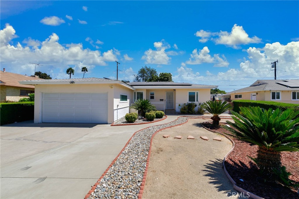 Come check out this single family home located in the highly desirable area of West Covina! This gorgeous home is move-in-ready, and has numerous upgrades. In recent years, this home went through extensive renovations that included upgrades to its electrical, copper plumbing, roof, dual-pane windows, newer interior/exterior paint, and stucco. A new homeowner can continue to enjoy upgrades of the kitchen and bathrooms consisting of newer counters, cabinets, tiles, vanities, and fixtures. This home is beautifully landscaped with ample space in the front and backyard. The spacious two car garage is equipped to charge electric vehicles. Cars can enter through a secured front motorized gate. As a huge bonus, the solar panels will be paid off so a new homowner can take advantage of energy savings from the start of home ownership! It is truly a blend of function and beauty.