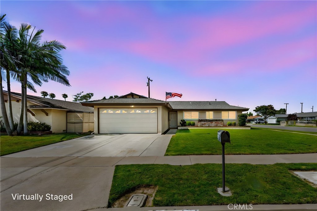 Beautiful Pride of ownership, A Single-Story Gem on the Westside of Garden Grove! This well-loved, ranch-style home offers 1459 square feet of living space, featuring four bedrooms, two bathrooms, family room, Living room, kitchen and a two-car garage. Designed for comfort and ease--offering accessibility features and thoughtful touches throughout. Inside you have tile floors in kitchen and bathrooms and hallway and carpet in living room and family room and bedrooms. While the home offers an opportunity to customize it to your own style, it is move-in ready! The essentials are in place there's nothing stopping you from moving in! The backyard offers great space beautiful grass and plants, plenty of room to relax, and a large shed. It's all yours! Situated in a highly sought-after neighborhood, the home is surrounded by some of the best schools in the district and County. Daily errands are a breeze with shopping centers, grocery stores, and restaurants and freeway just minutes away. Orange County's best beaches--Huntington Beach, Newport Beach, and Seal Beach--are all close. A home with great bones, in a prime location, and the flexibility to make it your own doesn't come around often. 6051 Santa Barbara Ave is ready when you are!
Professional Photos Soon.