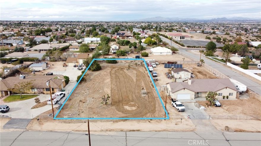 Discover a spacious 24,675-square-foot parcel on Plumas St in Hesperia, offering an excellent opportunity for residential development. The property features R1-18,000 zoning, allowing for a single-family home with ample room for expanded outdoor living, additional structures, or custom design options. The land is flat and easy to work with, helping reduce development costs and simplifying construction planning. Utilities are conveniently located nearby, making future connections more accessible and efficient. With its generous size, favorable zoning, and level terrain, this lot is perfect for anyone looking to build a private residence or invest in a growing area of Hesperia.