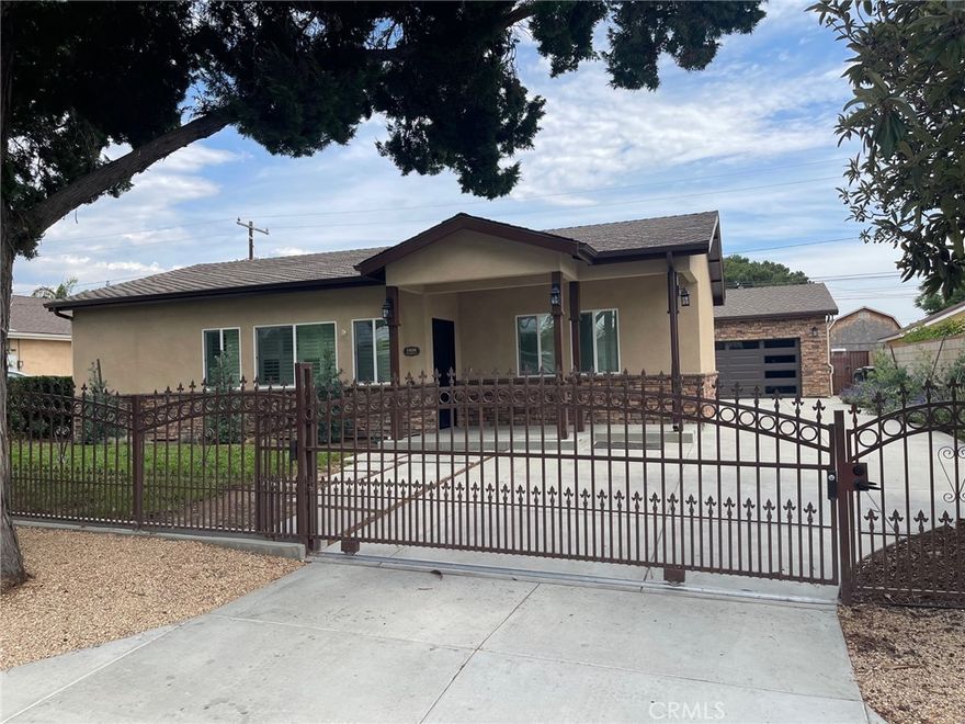 This home was rebuilt-new addition to original square footage was completed in 2024. New construction from floor to ceiling, three bedrooms, two bathrooms, new kitchen with stainless steel appliances and updated remodeled restrooms. ** Theres a unit in the back with an attached two car garage that's being rented out. **This unit will have full and complete access to the driveway for parking but not the two-car garage.  Tenant in the back unit parks in the street.