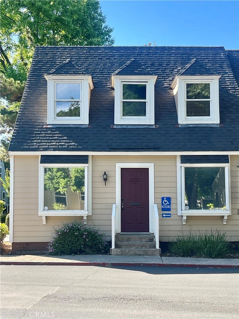 Charming 2 Story Unit in the Stonebridge Building Complex. This building has ample space, plenty of storage and character throughout! As you enter the building you are welcomed into a roomy waiting area with a private reception area, followed by a bathroom and 4 separate rooms/office spaces. Upstairs has a large room/office with its own bathroom. Conveniently located and a must see!