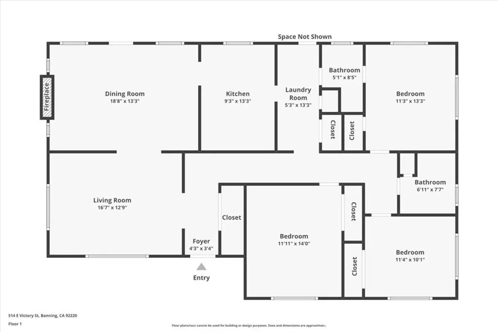 Banning, California 92220, United States, 3 Bedrooms Bedrooms, ,2 BathroomsBathrooms,Residential,Active,122654