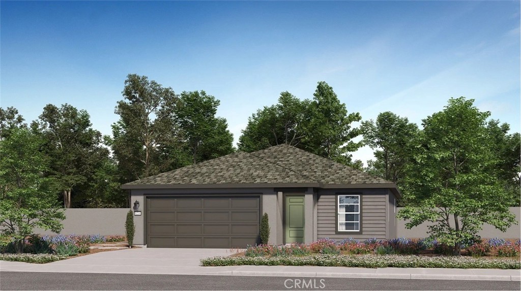 NEW CONSTRUCTION! This new three-bedroom home offers convenient single-story living, perfect for modern lifestyles. Two bedrooms are secluded near the front of the home, leading to an inviting open-concept layout shared between the kitchen, living and dining areas. A lavish owner’s suite is nestled into a private rear corner, complete with a full bathroom and walk-in closet. The kitchen features new caledonia granite countertops and white cabinetry.
Rein is a new series of single-family homes for sale, now selling in the Canterwood masterplan in San Jacinto, CA. Residents will enjoy access to pocket parks and a nearby middle school, and the Western Science Center is a popular natural history museum offering fun for all ages. Golf enthusiasts can play on the lush greens at the Soboba Springs Golf Course. Upscale gaming and entertainment is a short drive away at the Soboba Casino Resort.